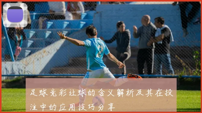 足球竞彩让球的含义解析及其在投注中的应用技巧分享